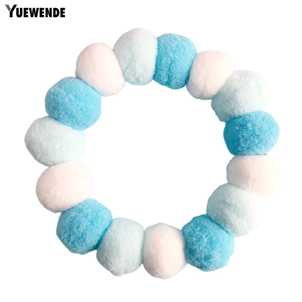 Vòng Cổ Gắn Quả Bông Nhiều Màu Sắc Dành Cho Thú Cưng Chụp Ảnh