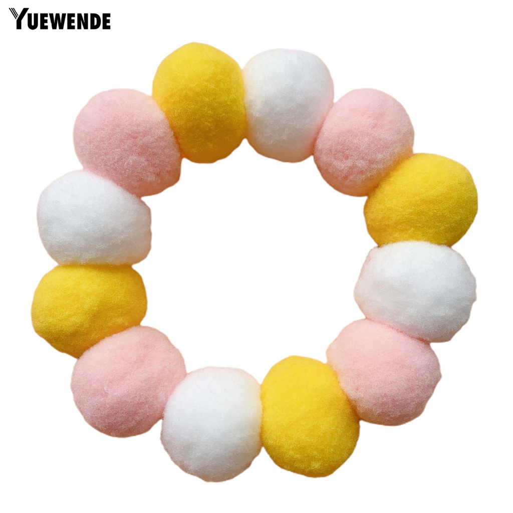 Vòng Cổ Gắn Quả Bông Nhiều Màu Sắc Dành Cho Thú Cưng Chụp Ảnh