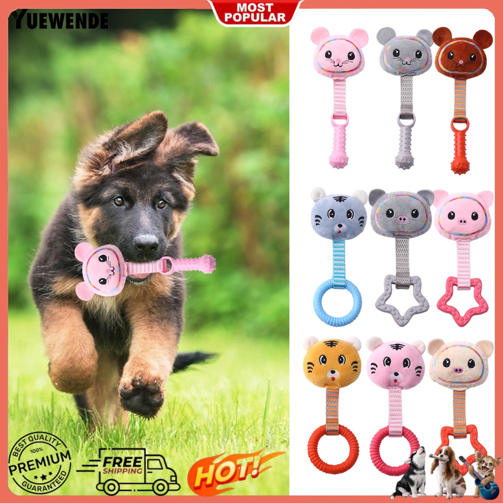 Yr.t Đồ Chơi Thú Nhồi Bông Tích Hợp Âm Thanh Sáng Tạo Chống Trầy Xước Vệ Sinh Răng Cho Cún Cưng