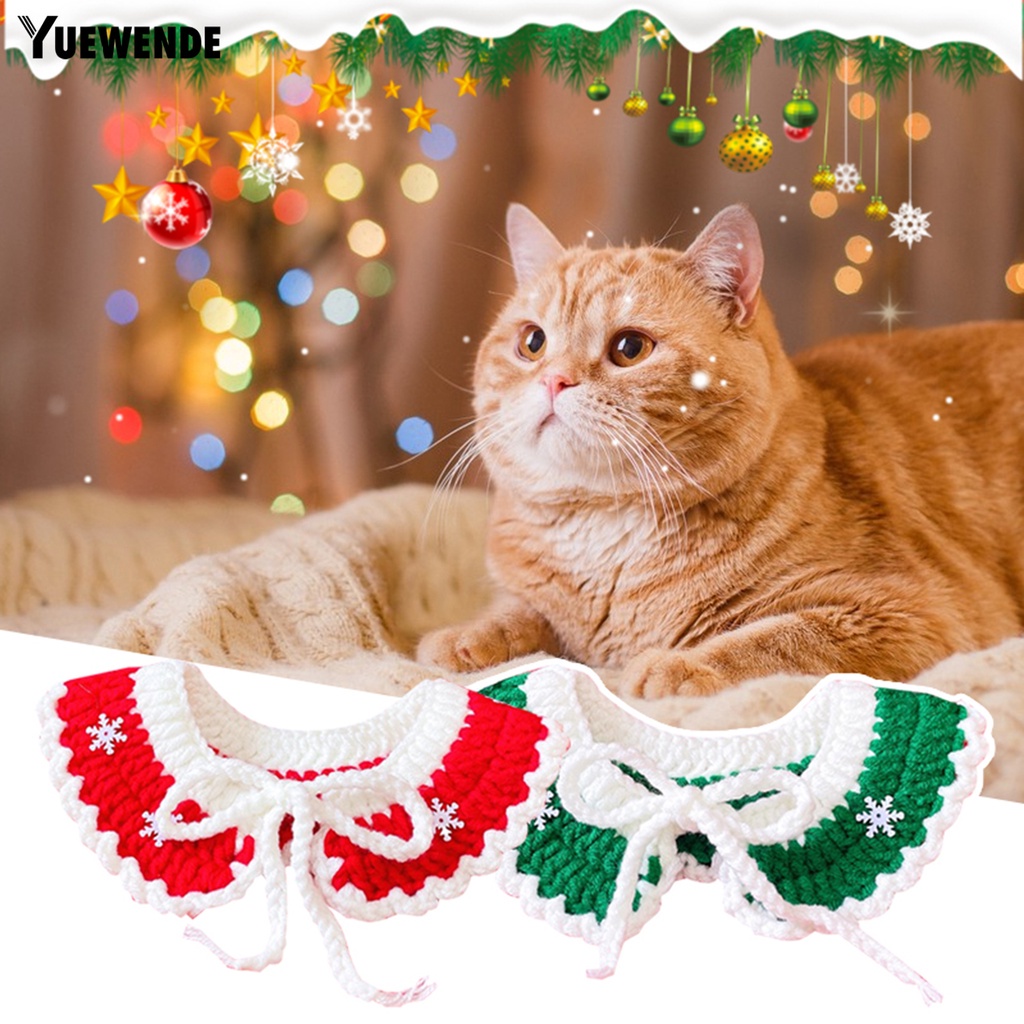 Vòng Cổ YR.T Siêu Mềm Thân Thiện Với Da Không Dị Ứng Trang Trí Giáng Sinh Cho Thú Cưng