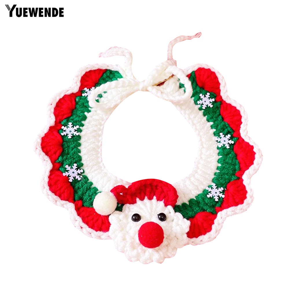 Vòng Cổ YR.T Siêu Mềm Thân Thiện Với Da Không Dị Ứng Trang Trí Giáng Sinh Cho Thú Cưng