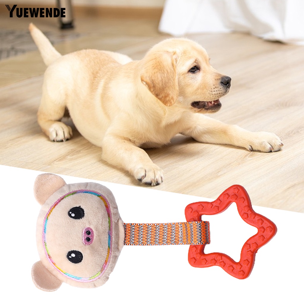 Yr.t Đồ Chơi Thú Nhồi Bông Tích Hợp Âm Thanh Sáng Tạo Chống Trầy Xước Vệ Sinh Răng Cho Cún Cưng