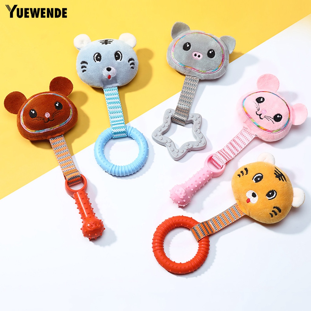 Yr.t Đồ Chơi Thú Nhồi Bông Tích Hợp Âm Thanh Sáng Tạo Chống Trầy Xước Vệ Sinh Răng Cho Cún Cưng
