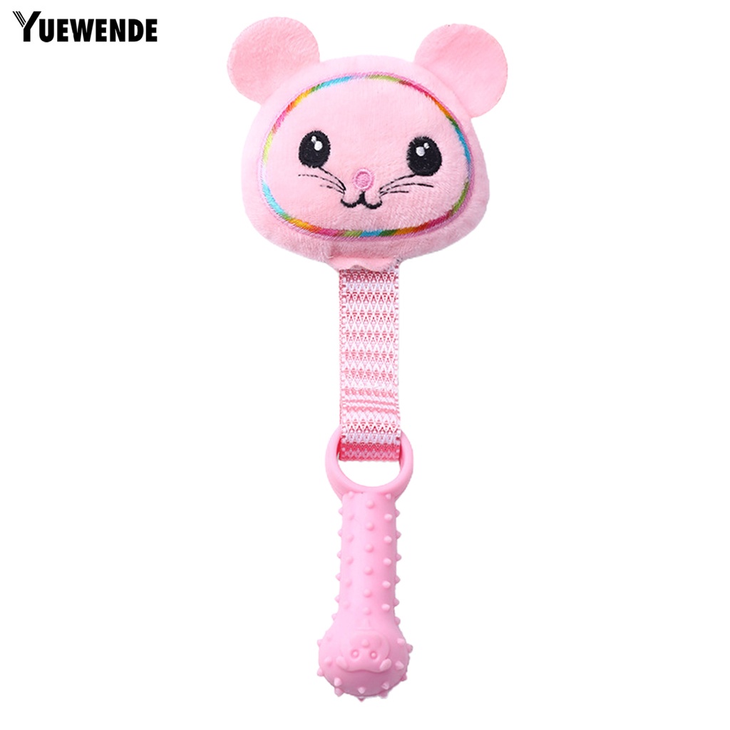 Yr.t Đồ Chơi Thú Nhồi Bông Tích Hợp Âm Thanh Sáng Tạo Chống Trầy Xước Vệ Sinh Răng Cho Cún Cưng