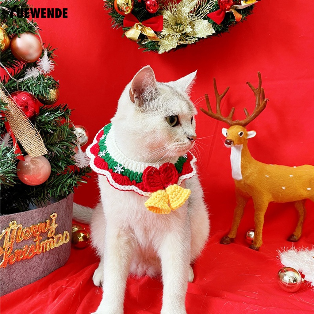 Vòng Cổ YR.T Siêu Mềm Thân Thiện Với Da Không Dị Ứng Trang Trí Giáng Sinh Cho Thú Cưng