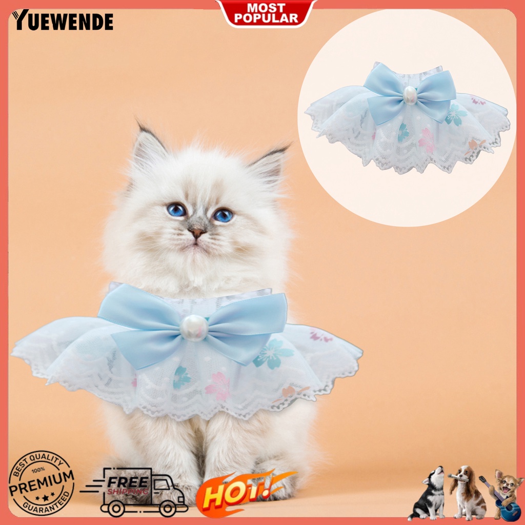 Yr.t Yếm Cổ Bandana Mềm Mại Đáng Yêu Có Thể Điều Chỉnh Cho Thú Cưng Nhỏ