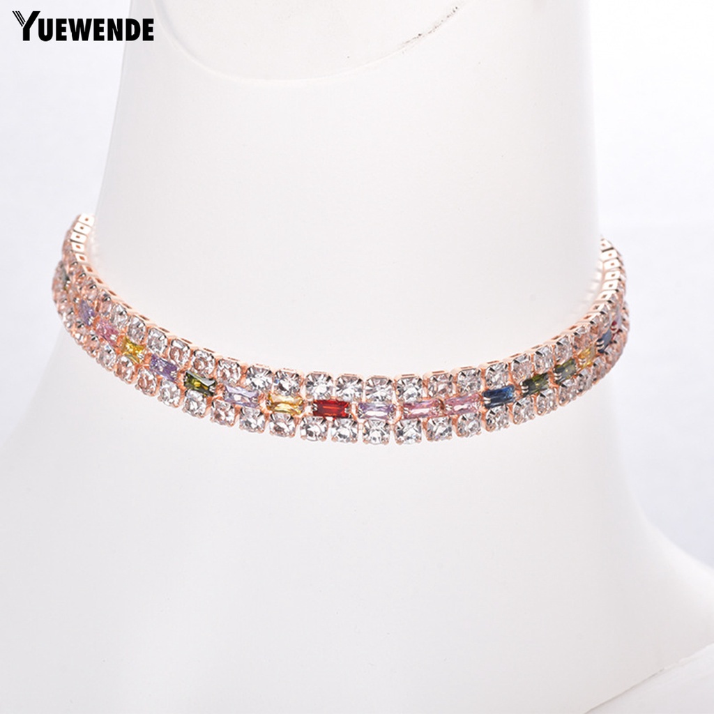 Vòng Cổ Đính Đá Zircon Ba Hàng Ngày Dành Cho Thú Cưng