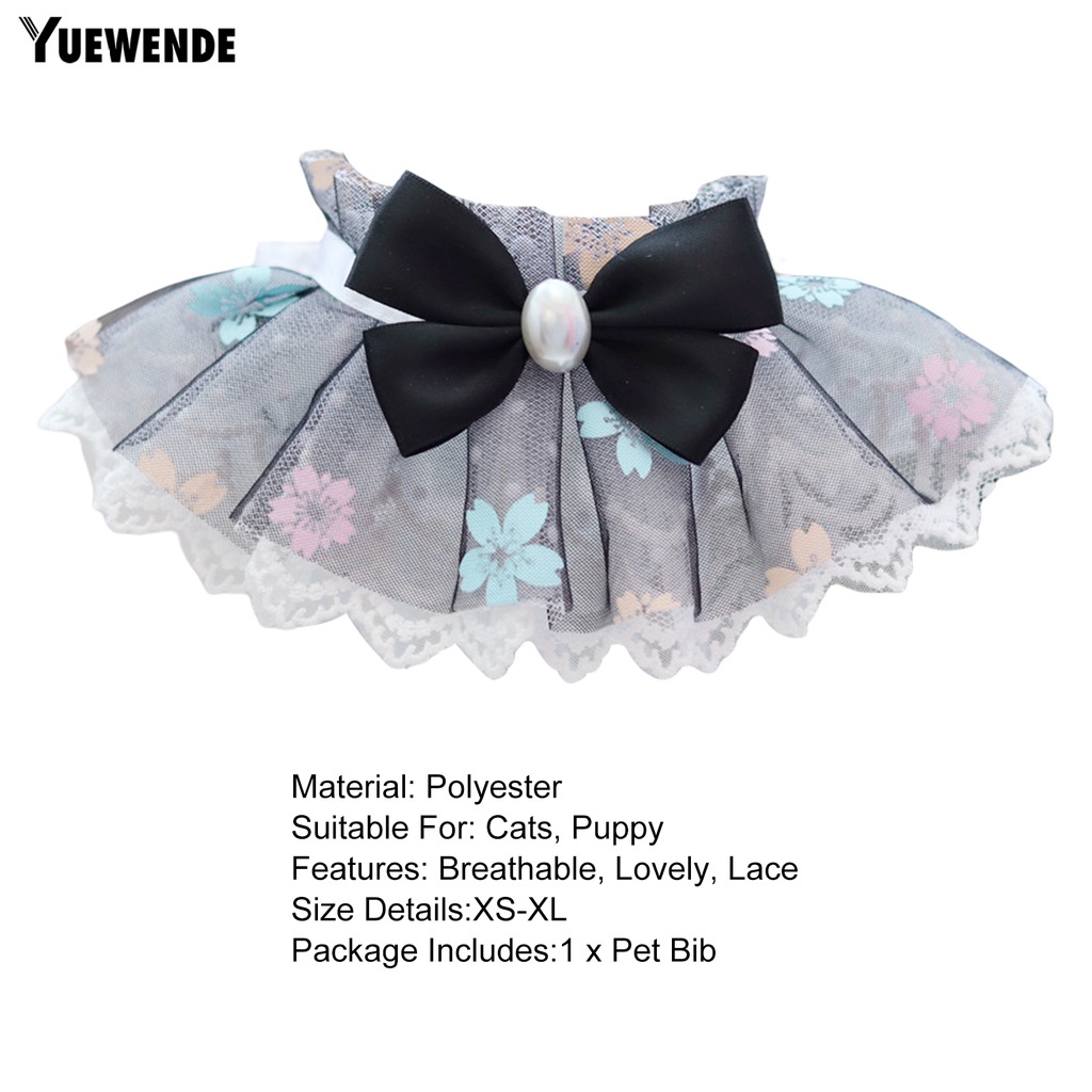 Yr.t Yếm Cổ Bandana Mềm Mại Đáng Yêu Có Thể Điều Chỉnh Cho Thú Cưng Nhỏ