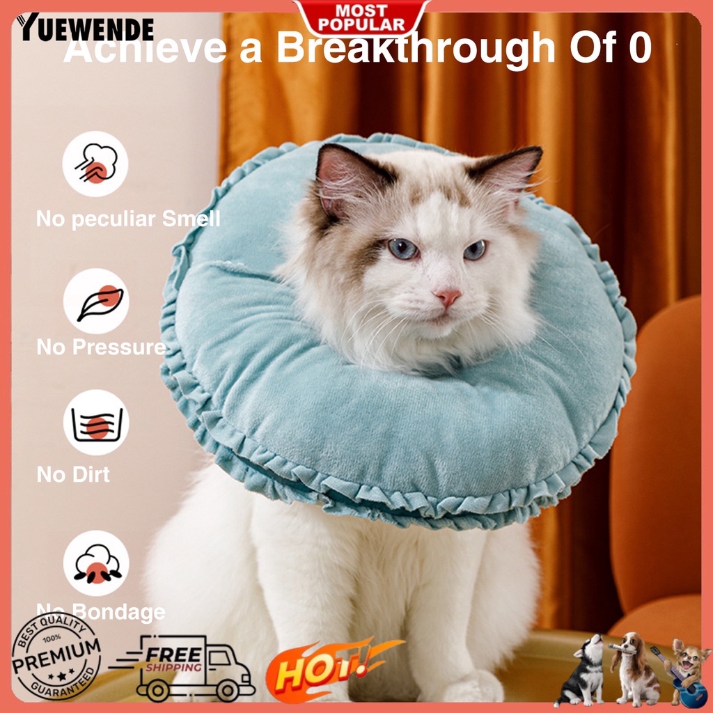 Yr.t Vòng Đeo Cổ Hình Nón Phục Hồi Da Siêu Nhẹ Chống Mài Mòn Không Gây Kích Ứng Thân Thiện Với Da Cho Thú Cưng