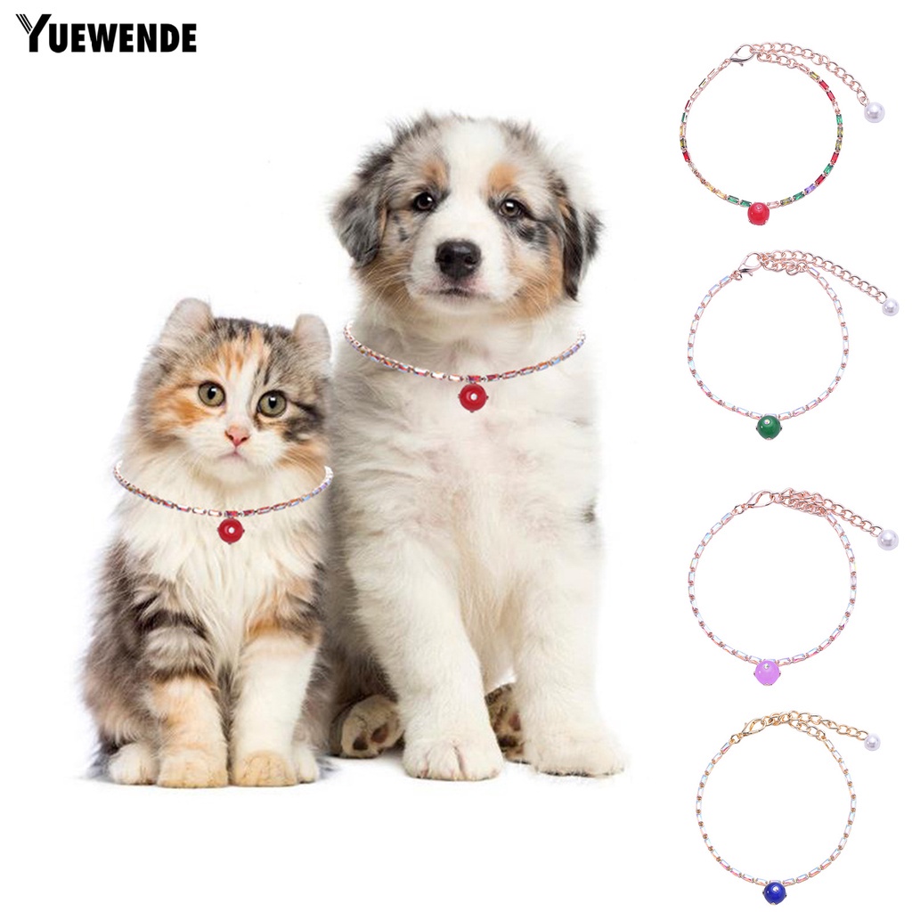 Vòng Cổ Đính Đá Lấp Lánh Tinh Tế Cho Thú Cưng YR.T
