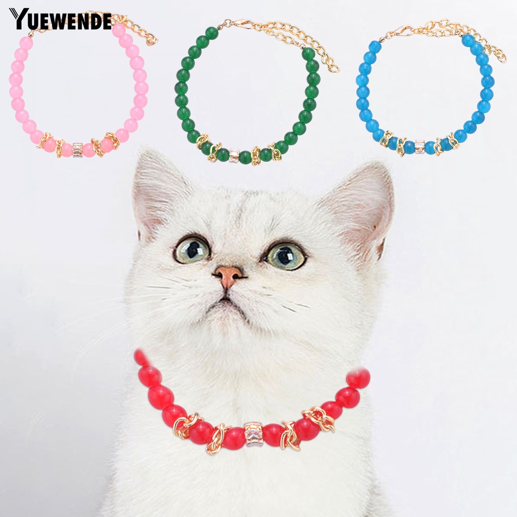 Vòng Cổ Đính Đá Zircon Bắt Mắt Tinh Tế Cho Thú Cưng YR.T