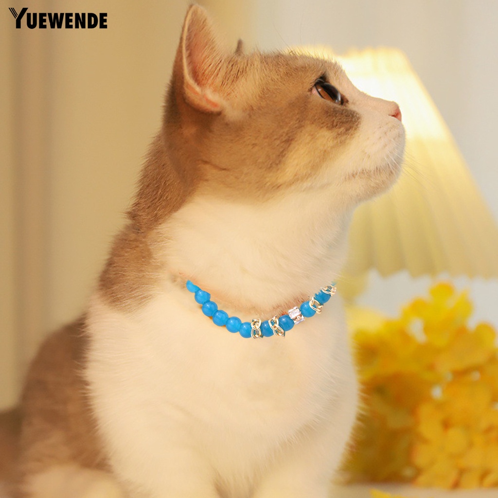 Vòng Cổ Đính Đá Zircon Bắt Mắt Tinh Tế Cho Thú Cưng YR.T