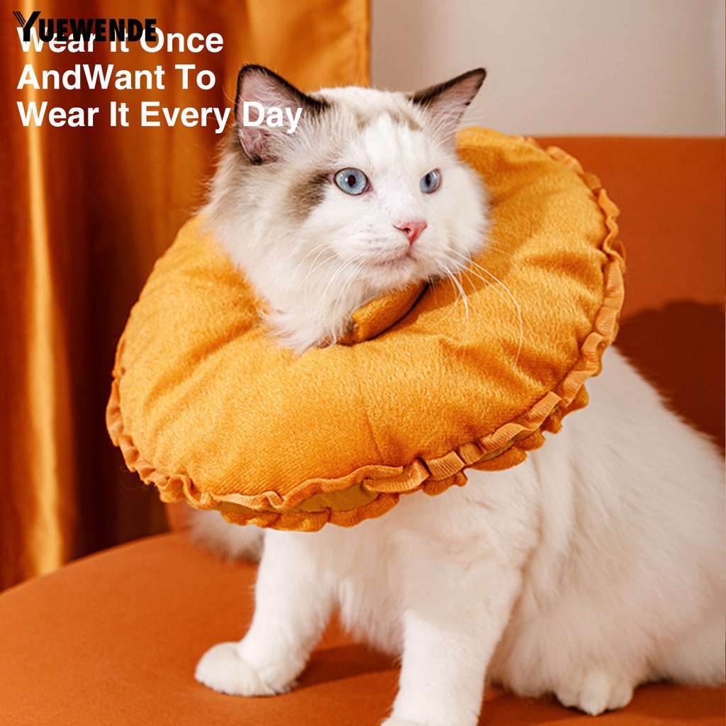 Yr.t Vòng Đeo Cổ Hình Nón Phục Hồi Da Siêu Nhẹ Chống Mài Mòn Không Gây Kích Ứng Thân Thiện Với Da Cho Thú Cưng