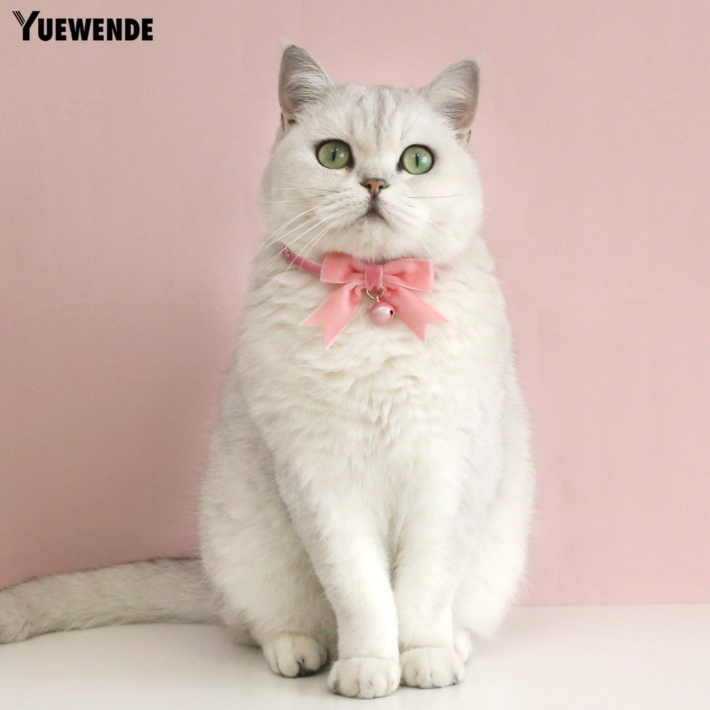 Vòng Cổ Bằng Vải Nhung Chống Sờn Chống Gàu 17-32cm Có Chuông Dành Cho Thú Cưng