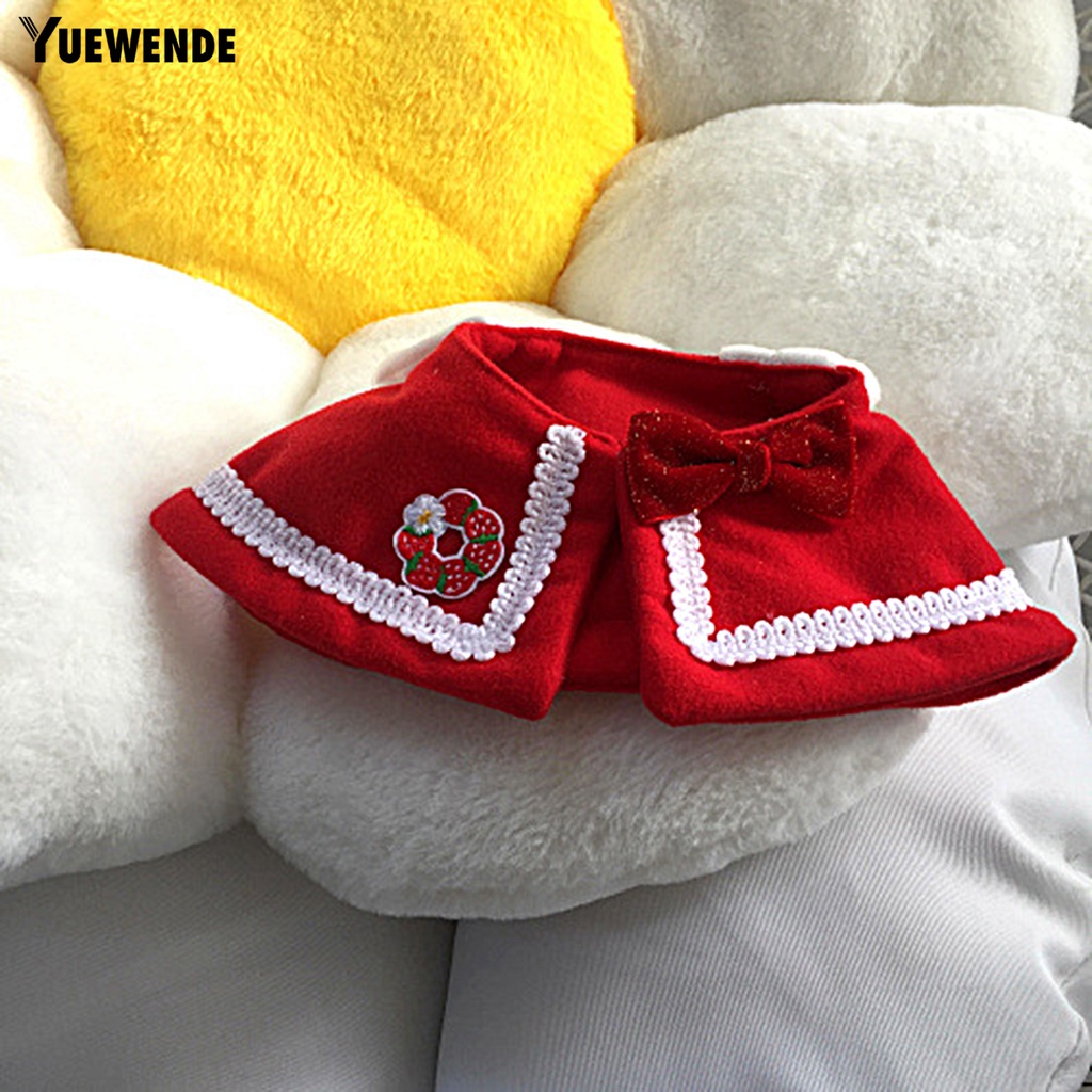 Yr.t Áo Choàng Thiết Kế Tua Rua Có Thể Giặt Được Với Vải Màu Sáng Trang Trí Giáng Sinh Năm Mới Dành Cho Thú Cưng