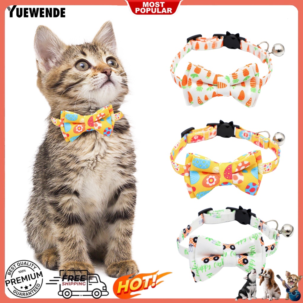 Vòng Đeo Cổ Gắn Chuông Hình Quả Trứng / Cà Rốt Mềm Mại Chống Rách Có Thể Điều Chỉnh Trang Trí Dành Cho Mèo Cưng