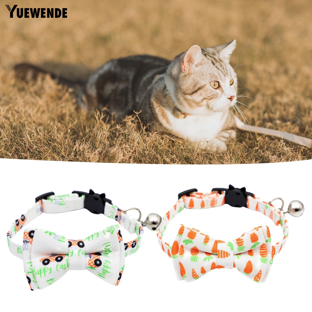 Vòng Đeo Cổ Gắn Chuông Hình Quả Trứng / Cà Rốt Mềm Mại Chống Rách Có Thể Điều Chỉnh Trang Trí Dành Cho Mèo Cưng