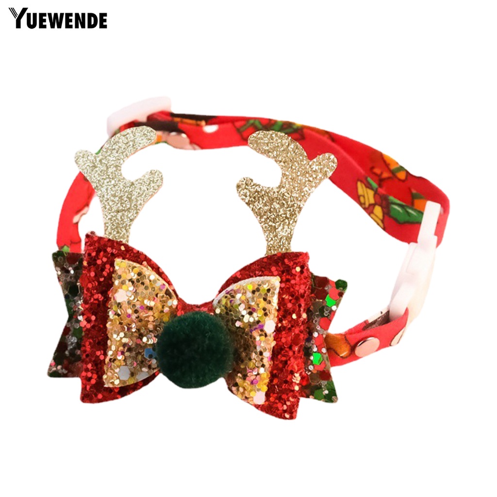 Vòng Cổ YR.T Có Thể Điều Chỉnh Họa Tiết Tinh Tế Chống Cắn Tháo Gỡ Nhanh Họa Tiết Giáng Sinh Cho Thú Cưng