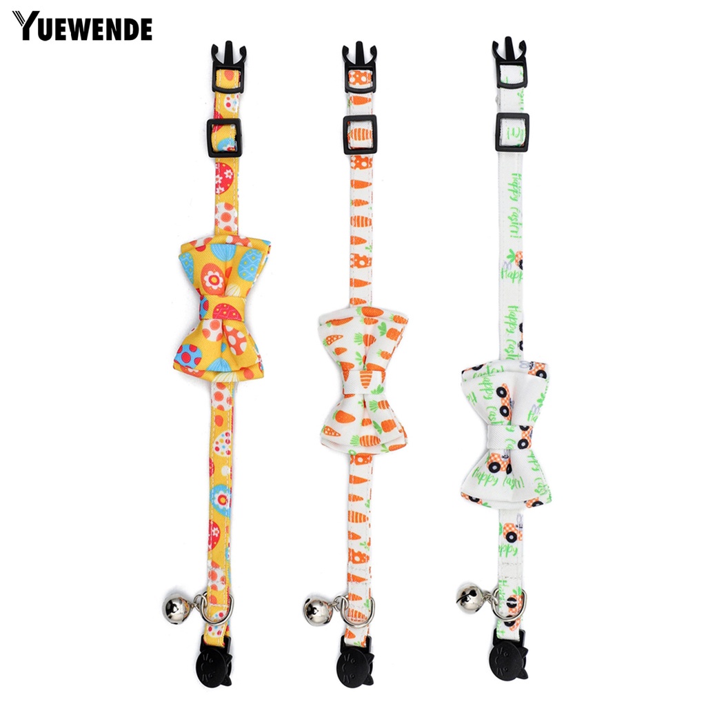 Vòng Đeo Cổ Gắn Chuông Hình Quả Trứng / Cà Rốt Mềm Mại Chống Rách Có Thể Điều Chỉnh Trang Trí Dành Cho Mèo Cưng