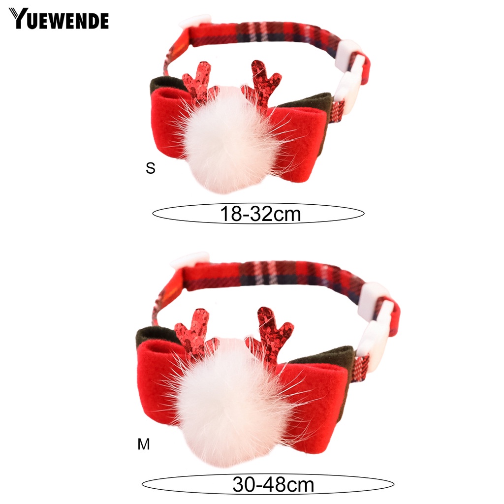Vòng Cổ YR.T Có Thể Điều Chỉnh Họa Tiết Tinh Tế Chống Cắn Tháo Gỡ Nhanh Họa Tiết Giáng Sinh Cho Thú Cưng