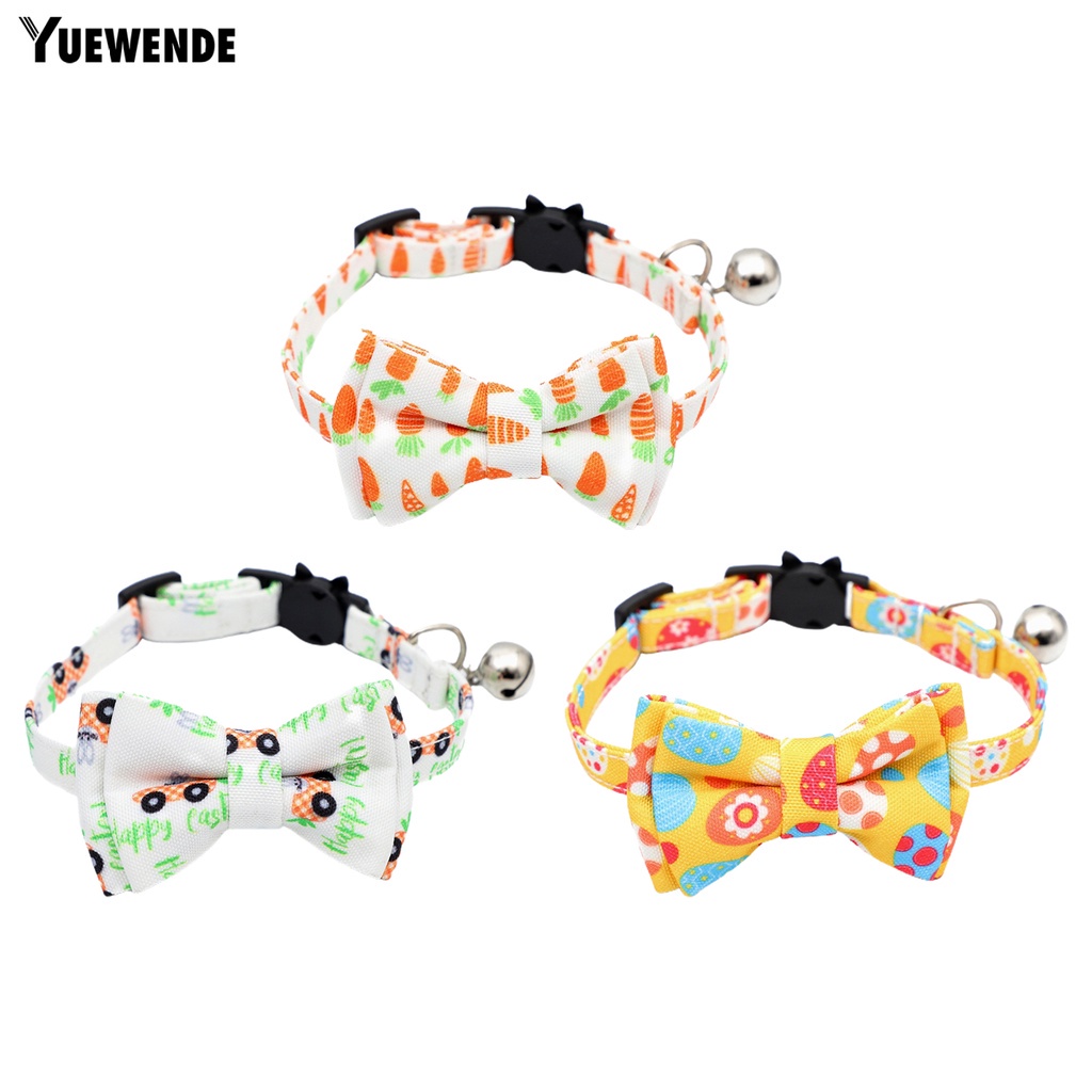 Vòng Đeo Cổ Gắn Chuông Hình Quả Trứng / Cà Rốt Mềm Mại Chống Rách Có Thể Điều Chỉnh Trang Trí Dành Cho Mèo Cưng