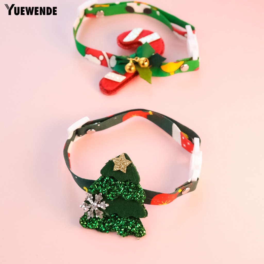 Vòng Cổ YR.T Có Thể Điều Chỉnh Họa Tiết Tinh Tế Chống Cắn Tháo Gỡ Nhanh Họa Tiết Giáng Sinh Cho Thú Cưng