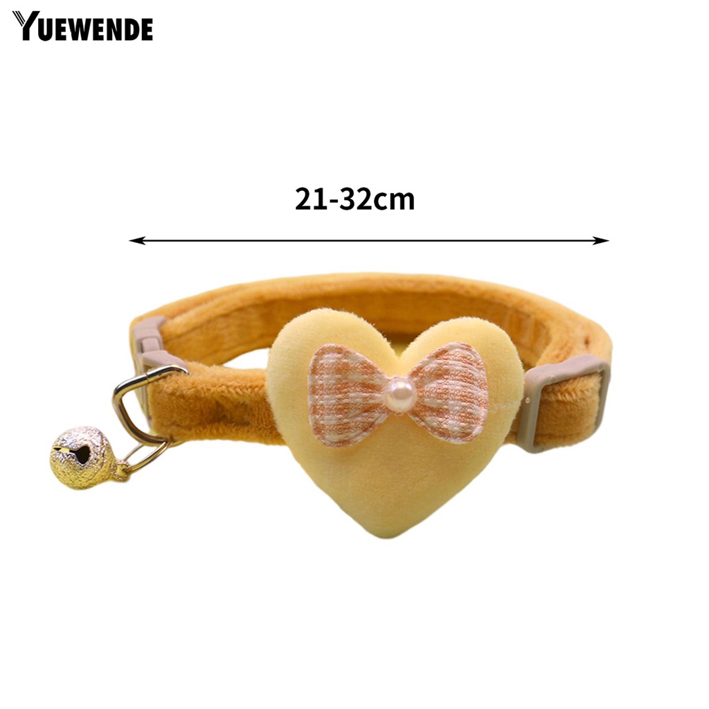 Vòng Cổ Đính Hạt Ngọc Trai Giả Mềm Mại Thoải Mái Họa Tiết Trái Tim Cho Thú Cưng