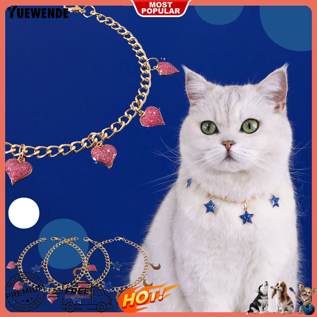 Vòng Cổ YR.T Bắt Sáng Thanh Lịch Có Thể Điều Chỉnh Cho Thú Cưng