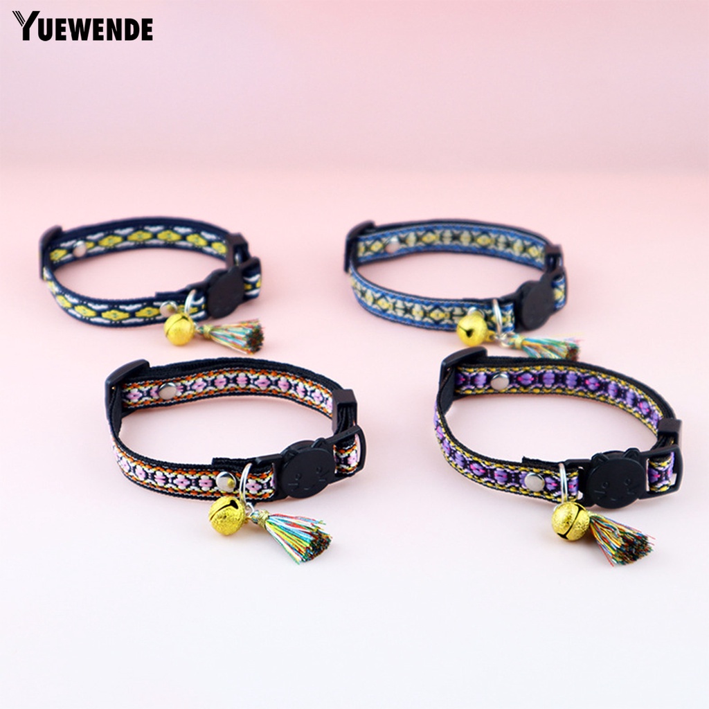 Yr.t Vòng Cổ Phối Tua Rua Bằng Polyester Không Gây Kích Ứng Thân Thiện Với Da Nhanh Chóng Dành Cho Thú Cưng