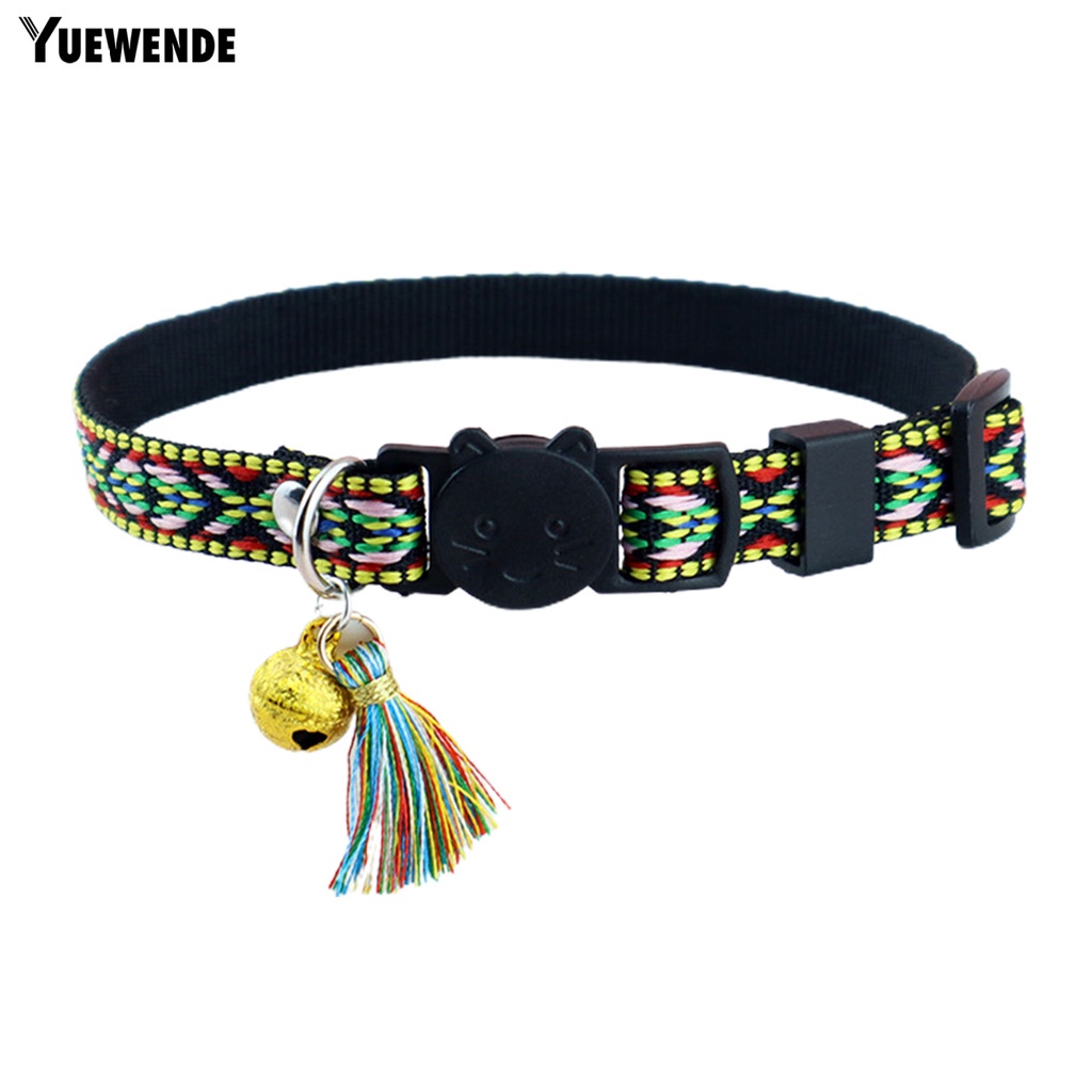 Yr.t Vòng Cổ Phối Tua Rua Bằng Polyester Không Gây Kích Ứng Thân Thiện Với Da Nhanh Chóng Dành Cho Thú Cưng