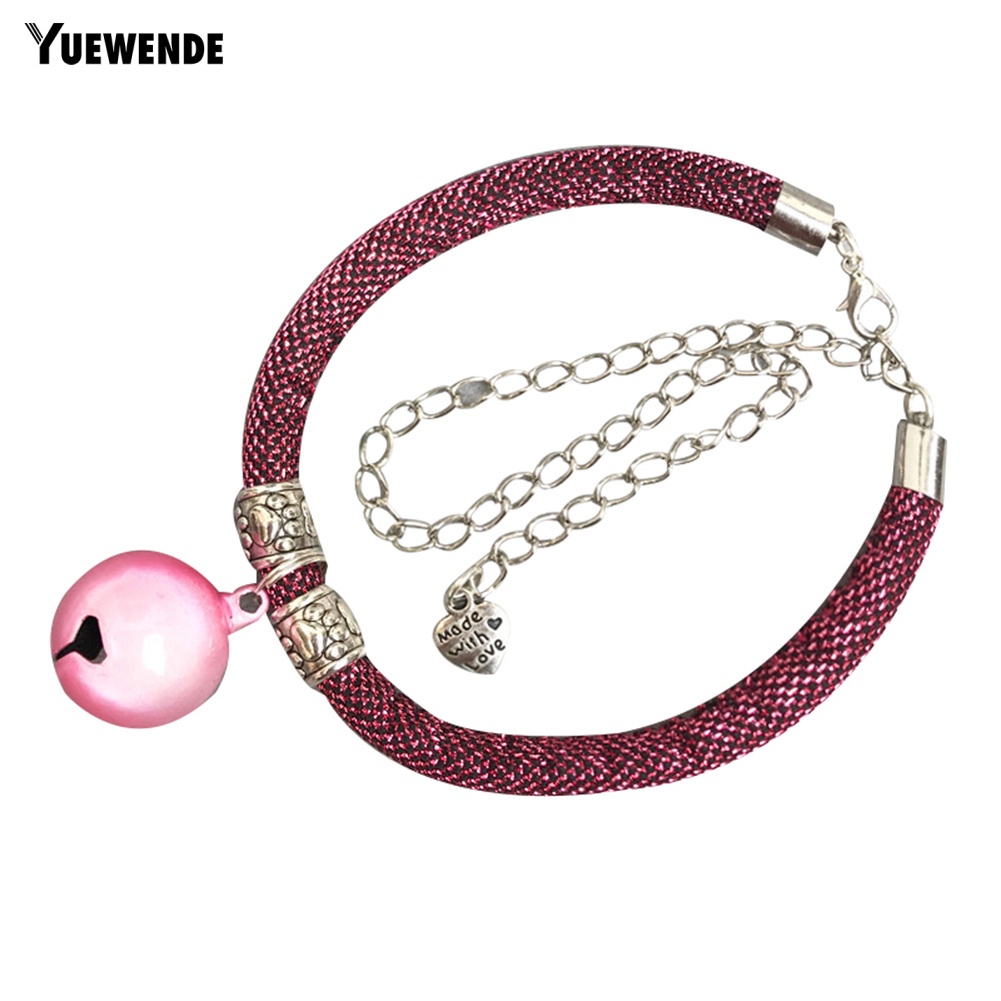 Vòng Cổ Thời Trang Gắn Chuông Có Thể Điều Chỉnh Cho Thú Cưng