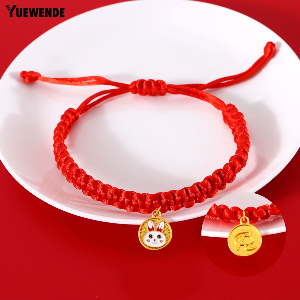 Vòng Cổ Bằng Polyester Màu Đỏ Họa Tiết Hoạt Hình Phong Cách Trung Hoa Cho Cún Cưng