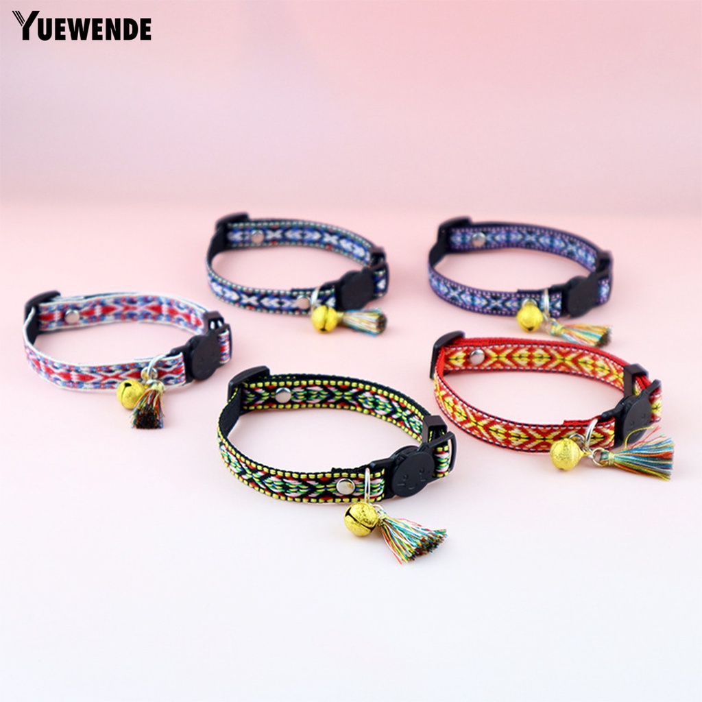 Yr.t Vòng Cổ Phối Tua Rua Bằng Polyester Không Gây Kích Ứng Thân Thiện Với Da Nhanh Chóng Dành Cho Thú Cưng