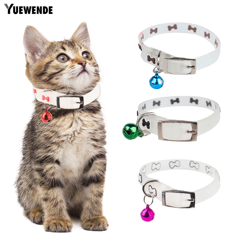 Vòng Cổ YR.T Họa Tiết Hoạt Hình Có Khóa Cài Tùy Chỉnh Thoải Mái Cho Thú Cưng
