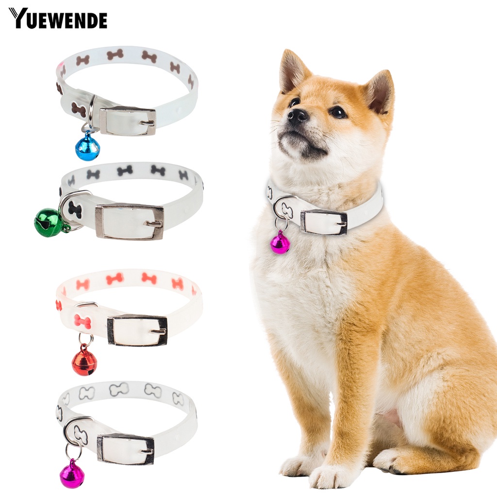 Vòng Cổ YR.T Họa Tiết Hoạt Hình Có Khóa Cài Tùy Chỉnh Thoải Mái Cho Thú Cưng