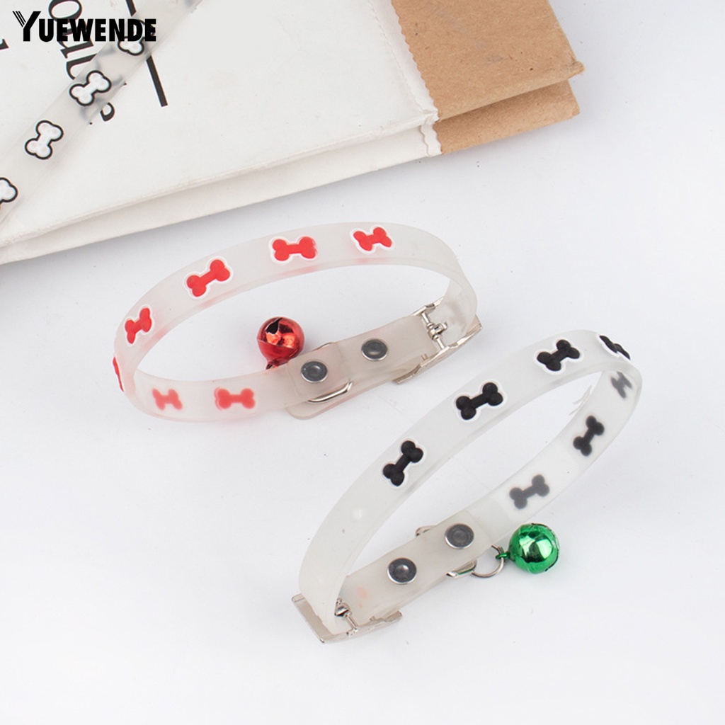 Vòng Cổ YR.T Họa Tiết Hoạt Hình Có Khóa Cài Tùy Chỉnh Thoải Mái Cho Thú Cưng