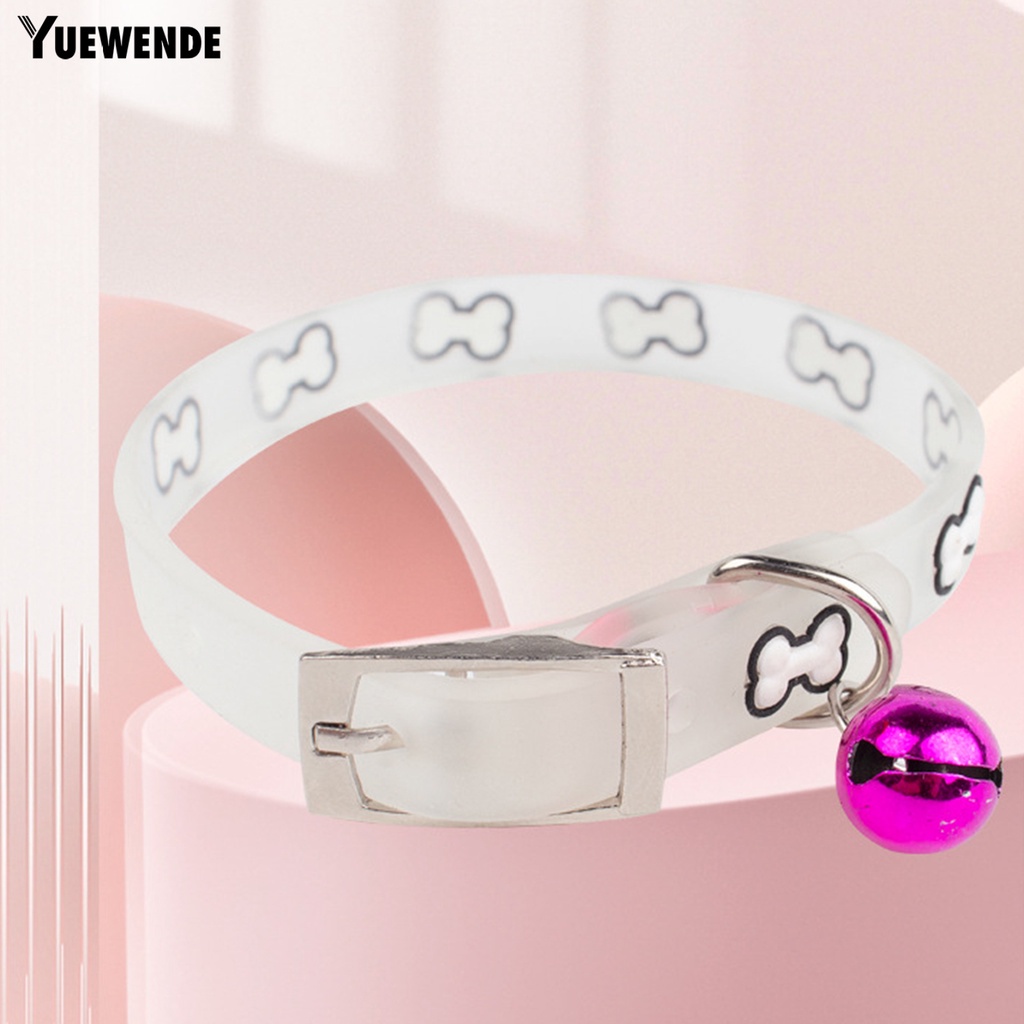 Vòng Cổ YR.T Họa Tiết Hoạt Hình Có Khóa Cài Tùy Chỉnh Thoải Mái Cho Thú Cưng
