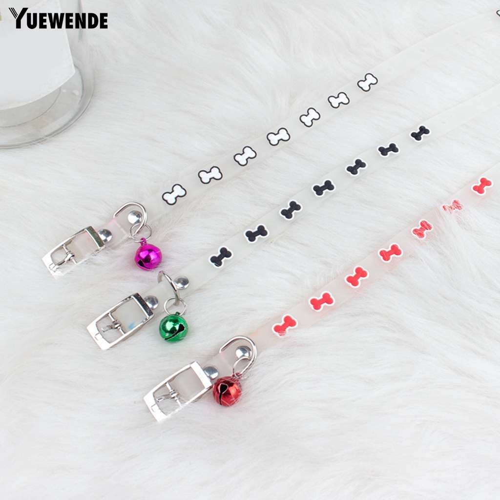 Vòng Cổ YR.T Họa Tiết Hoạt Hình Có Khóa Cài Tùy Chỉnh Thoải Mái Cho Thú Cưng