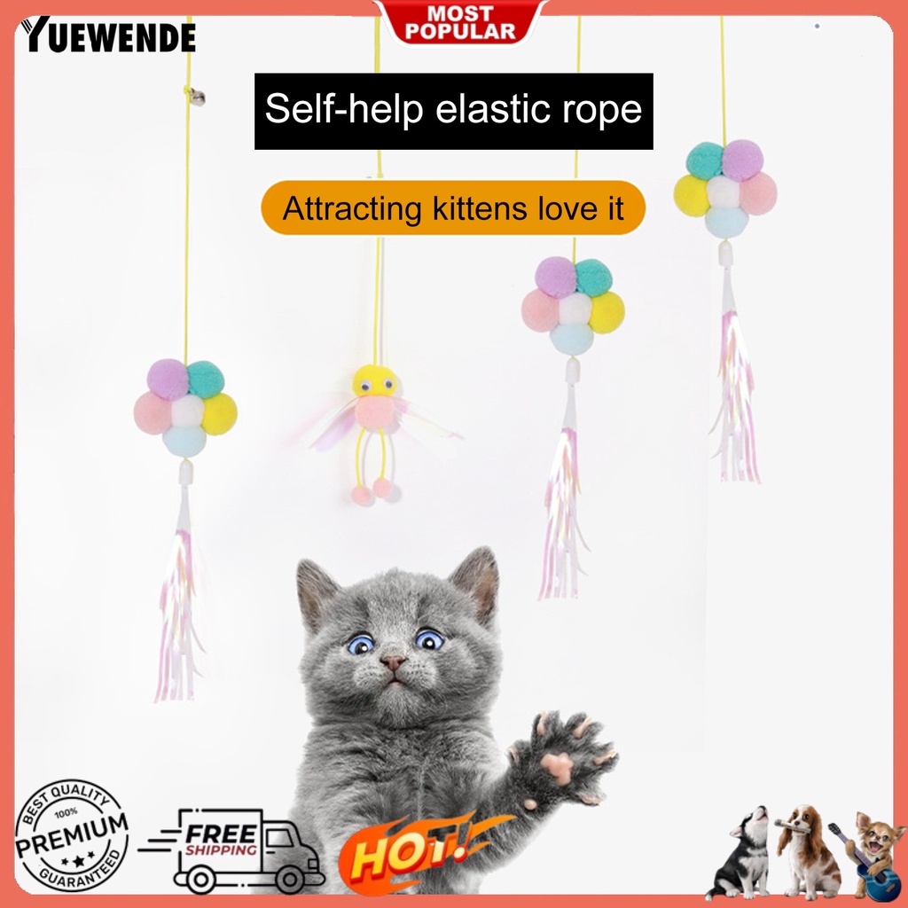 Đồ Chơi Dạng Treo Sáng Tạo Co Giãn Tốt Chống Cắn Cho Mèo Cưng