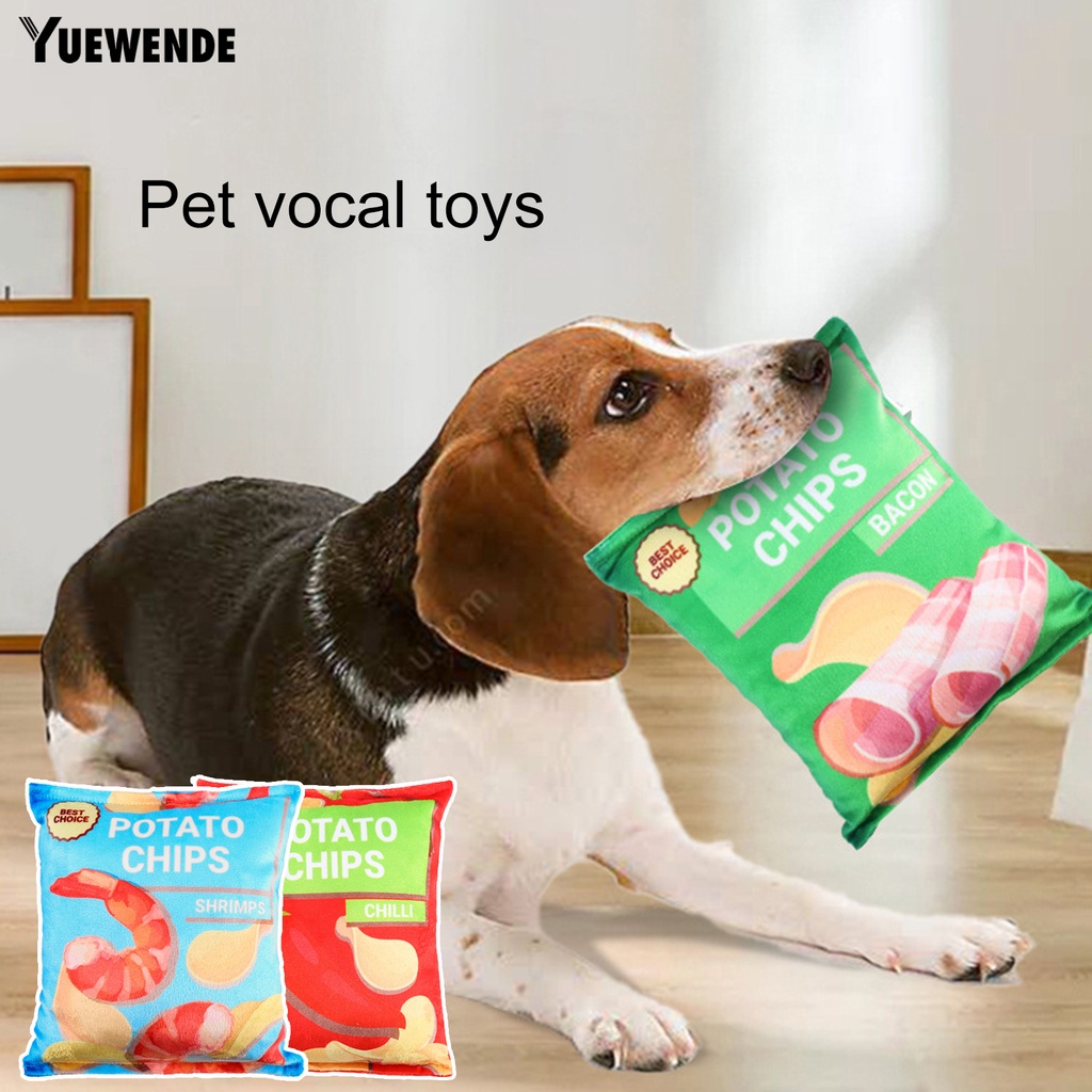 Đồ Chơi Nhồi Bông Hình Trái Cây Mềm Mại Có Âm Thanh Chống Cắn Tương Tác Với Thú Cưng