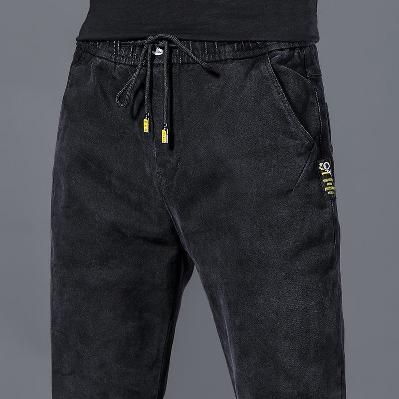 Quần Jeans Lửng Mỏng Lưng Thun Thời Trang Mùa Hè Dành Cho Nam