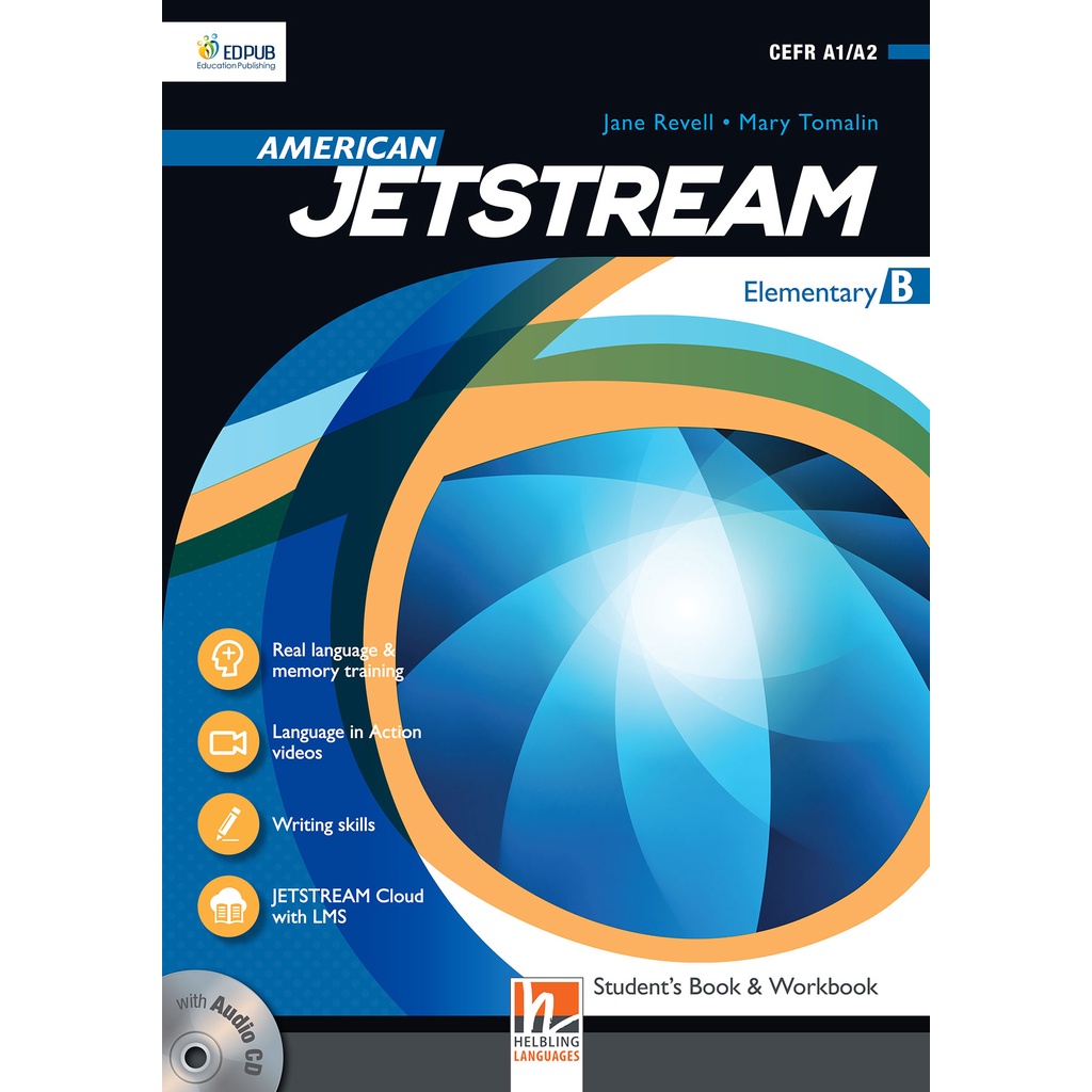 Sách - DTPbooks - American Jetstream Elementary B Student's book & Workbook ( không kèm CD)