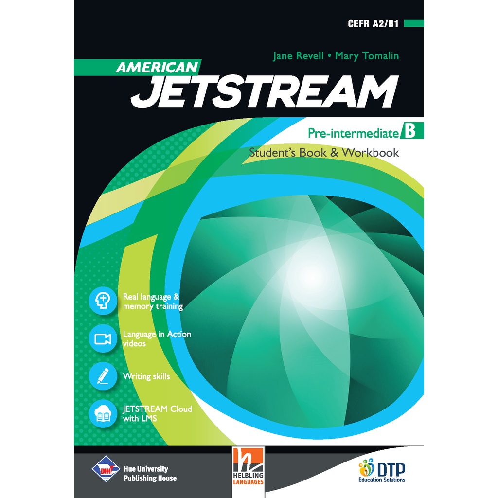 Sách - DTPbooks - American Jetstream Pre-Intermediate B Student's book & Workbook ( không kèm CD)