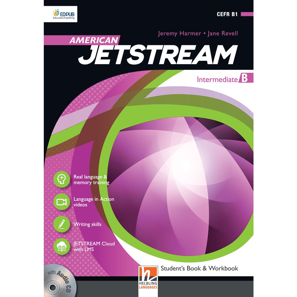 Sách - DTPbooks - American Jetstream Intermediate B Student's book & Workbook ( không kèm CD)