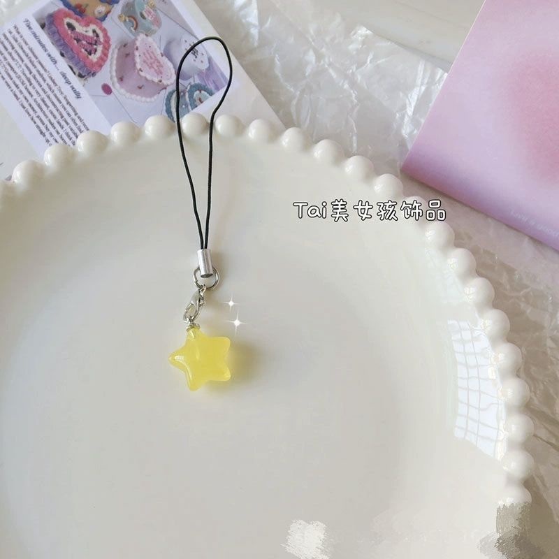 Dây Đeo Điện Thoại Họa Tiết Ngôi Sao Hoạt Hình Màu Ngọt Ngào Cho Học Sinh