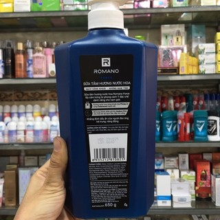 Sữa tắm Romano Force 650g
