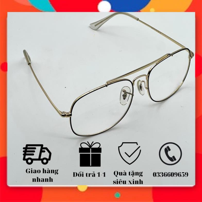 Kính mắt gọng tròn RayBan thời trang cổ điển mắt trắng