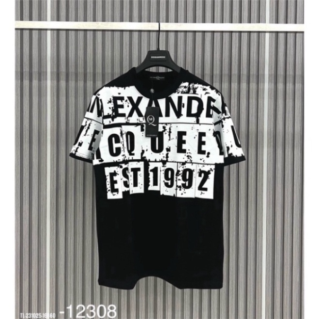 Áo thun Alexander Queen 1992 In Cao Cấp form rộng tay lỡ Unisex cotton 2C thời thượng đl 250gsm tee nam nữ | BigBuy360 - bigbuy360.vn