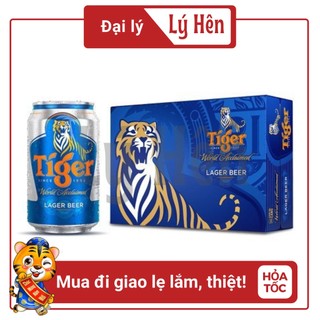 Thùng 24 lon bia tiger 330ml/lon date luôn mới