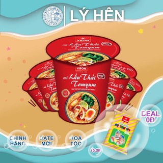 Combo 5 ly mì lẩu thái tomyum ngon ngon vifon ăn liền 65g thơm ngon mời bạn ăn nha